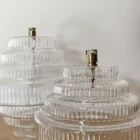 Set de 2 lampes à huile TWIN striée Peri glass Peri Living
