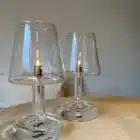 Lampe à huile en verre de table Peri design