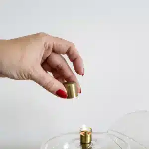 Bouchon en laiton - Lampe à huile Peri design