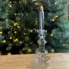 Chandelier lampe à huile en verre PERI, ambiance noël